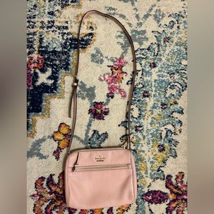 Blush pink Kate Spade shoulder purse